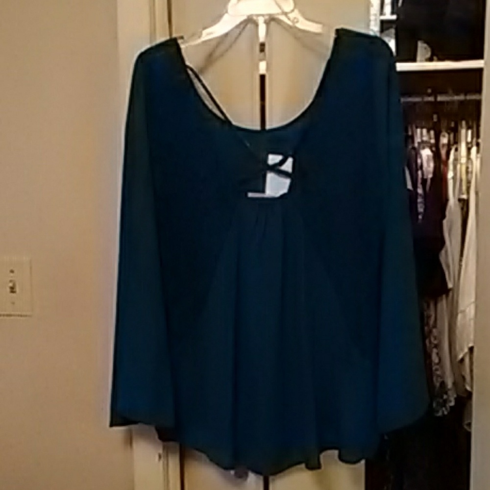 Bell-Sleeved Blouse